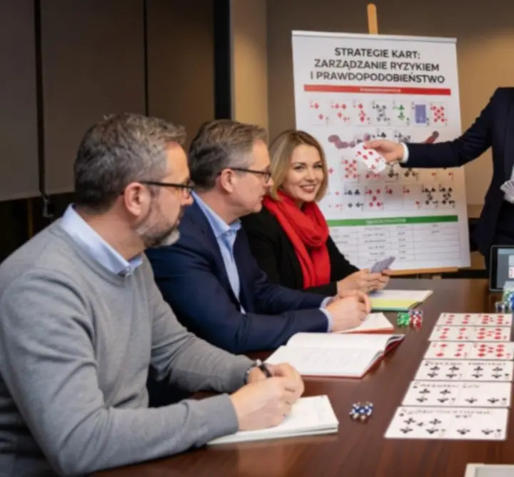 Program edukacyjno-rozrywkowy z grą w karty podczas eventu firmowego