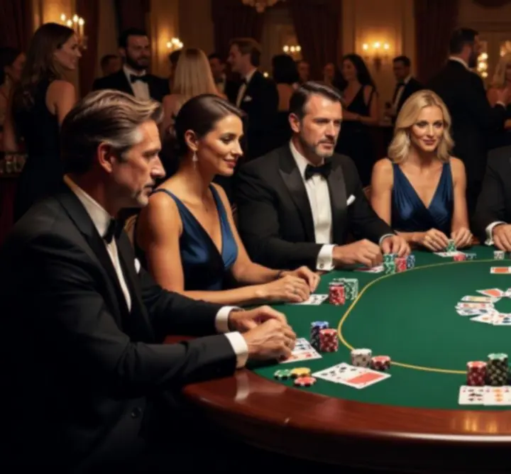 Mobilny stół pokerowy przygotowany na event "ONE MORE REP" TOMASZ SZYMAŃSKI