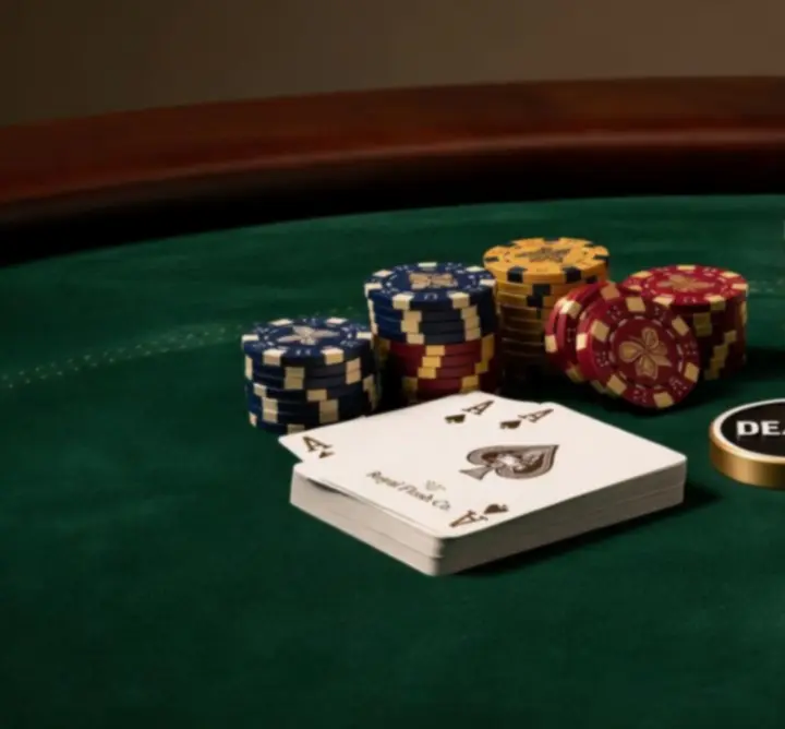 Profesjonalne akcesoria pokerowe: żetony i karty kasynowe